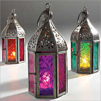Hanging Moroccan Lanterns Light Source: Energy Saving