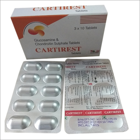 Cartirest - Glucosamine And Chondroitin Sulphate Tablets Generic Drugs
