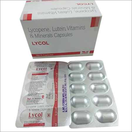 Lycopene, Lutein, Vitamins & Minerals Capsules Storage: Keep In A Cold And Dry Place