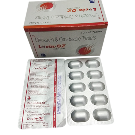 Locin-Oz Ofloxacin & Ornidazole Tablets Generic Drugs