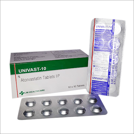 Univast-10 Atorvastatin Tablets Ip Generic Drugs
