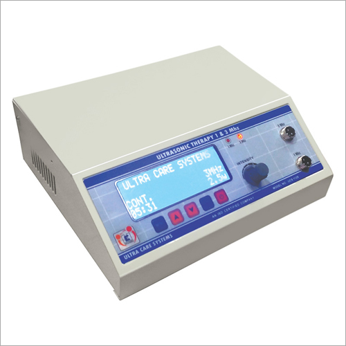 1 And 3 Mhz Ultrasonic Therapy Machine