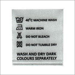 Custom Wash Care Labels