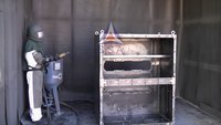 Semi Automatic Sand Shot Blasting