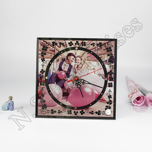 BLX-021 Glass Frame - Glass Material, 200*200*5MM Size | Ideal for Frame Display and Decoration