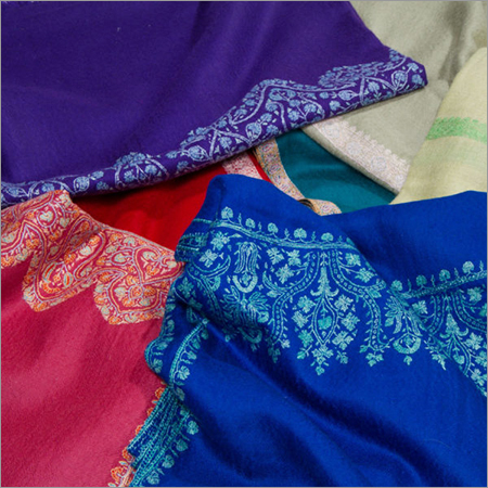 Needle Work Pashmina Shawls Needle Work Pashmina Shawls