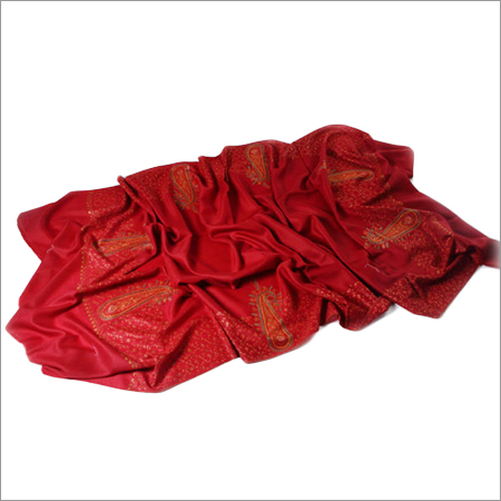 Needle Handmade Embroidered Woolen Shawls