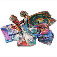 Multi Color Designer Print Woolen Stoles