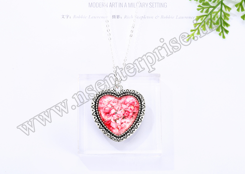 Glass Locket - Glass & Metal | Elegant Design, Durable Build, Premium Quality