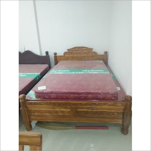 traditional wooden cot