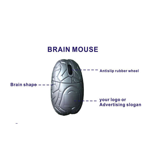 Brain shaped mouse