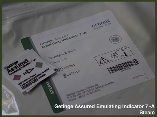 Chemical Indicator Class 6 Steam