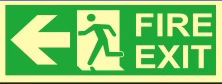 Photoluminescent Safety Signages Application: Indoors