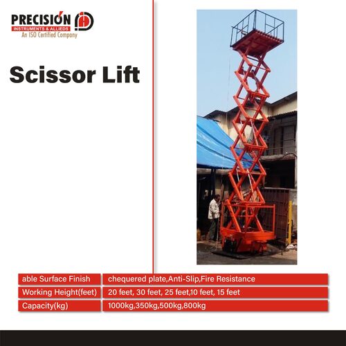 High Rise Scissor Lift By PRECISION INSTRUMENTS & ALLIEDS