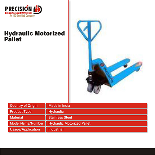 Hydraulic Motorized Pallet
