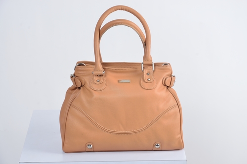 Cream Leather Handbag