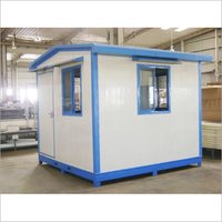 White And Blue Industrial Portable Cabin