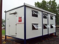 Air Conditioned Bunk House For Construction Site - Color: White