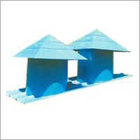 Prefabricated Roof Ventilator System - Sheet Metal, Standard Size, Blue | Weatherproof Design, High Durability, Portable Installation