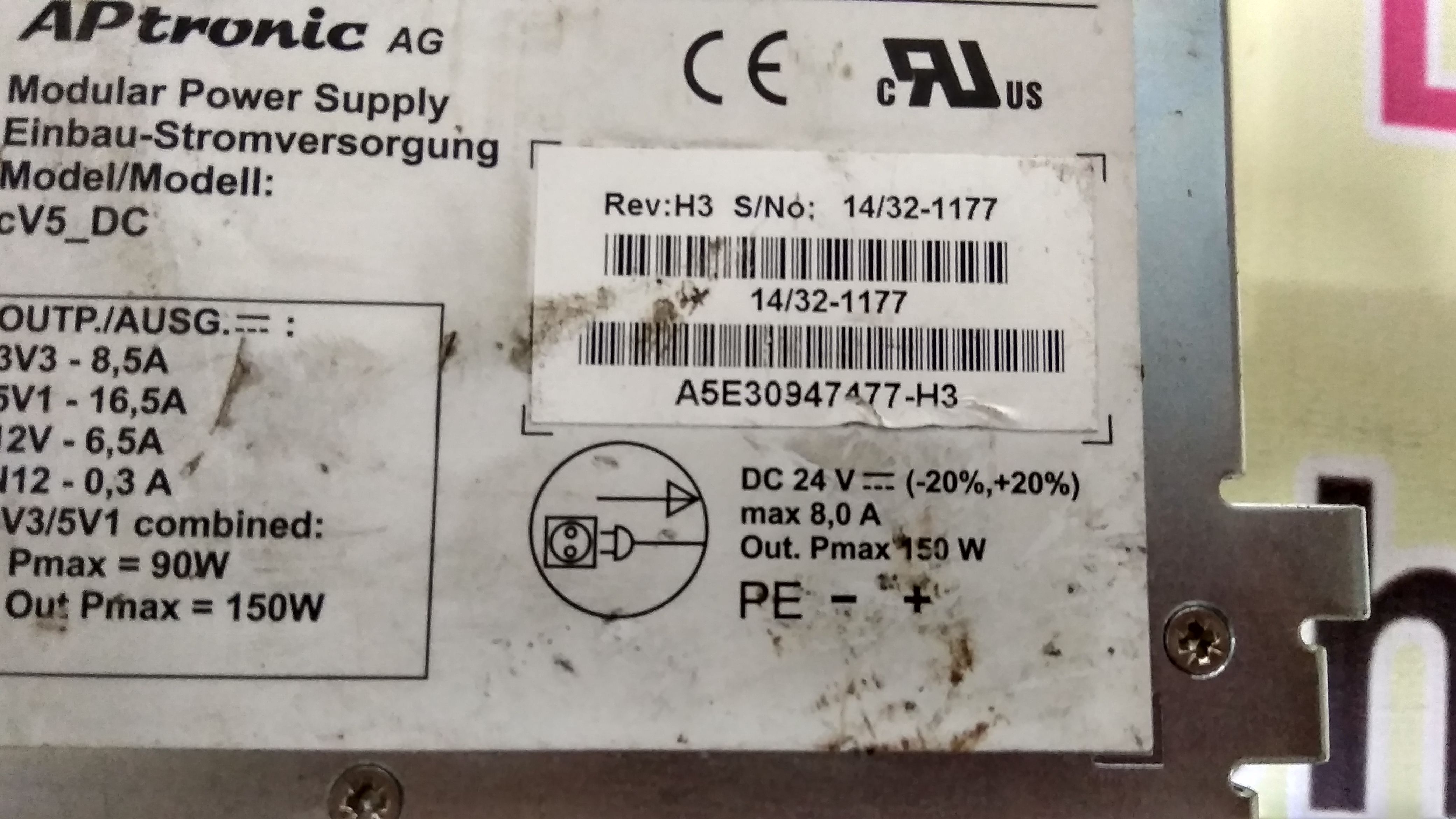 SIEMENS POWER SUPPLY