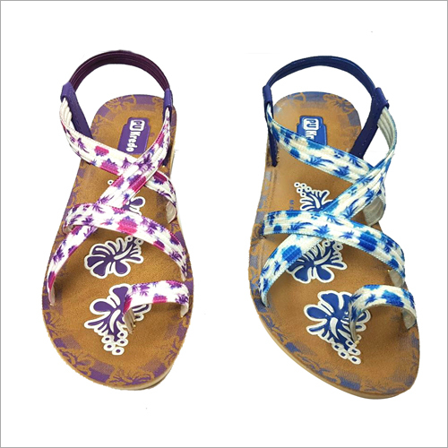 Women Leaf Printed Sandal