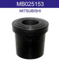 Mitsubishi Rear Spring Bushing - Premium Quality Black Rubber | Engine Mounting, Custom Fit, Aesthetic Design, Optimal Performance