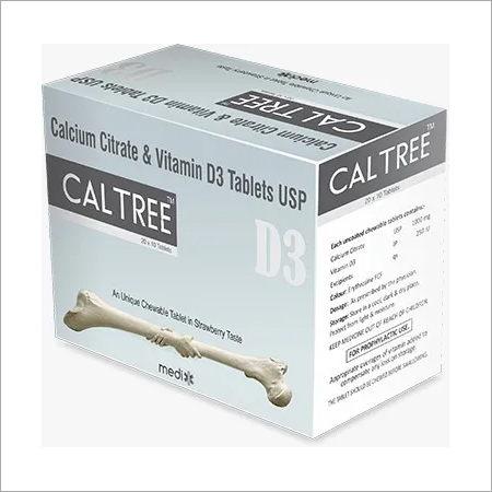 Calcium Citrate+vit D3 Chewable Tablet