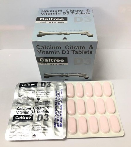 Calcium Citrate+vit D3 Chewable Tablet