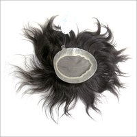 Black Side Skin Hair Wigs