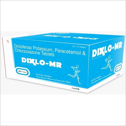 Diclo 50mg+para325mg+chlorozoxazone 250mg