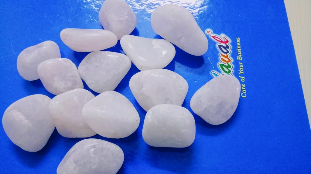 light rose quartz premium quartz round machine polished pebbles