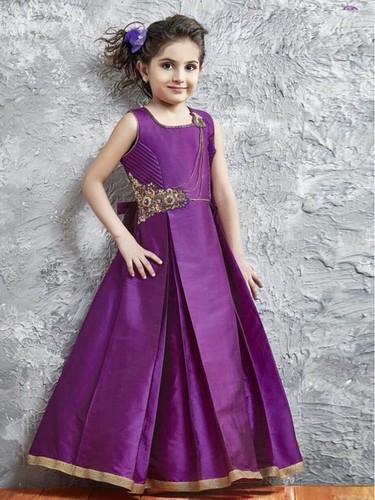 Purple Girls Gown