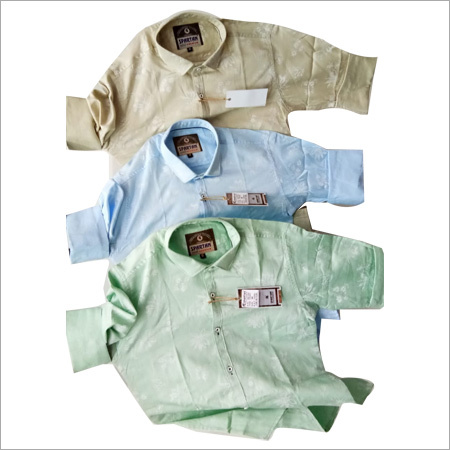 Cotton Satin Print Shirt
