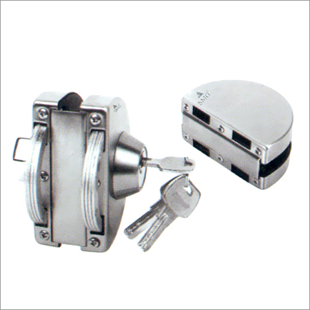 Silver Double Door Lock