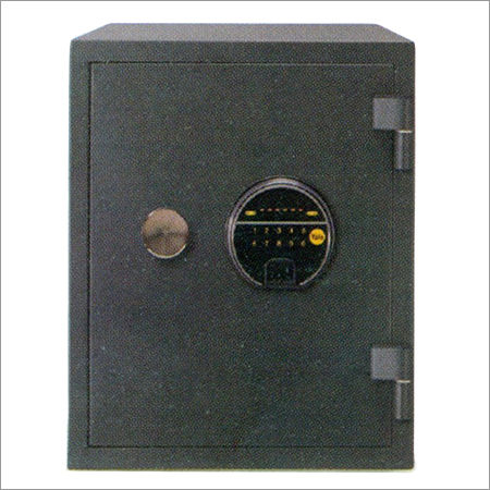 Black Digital Biometric Fire Safe