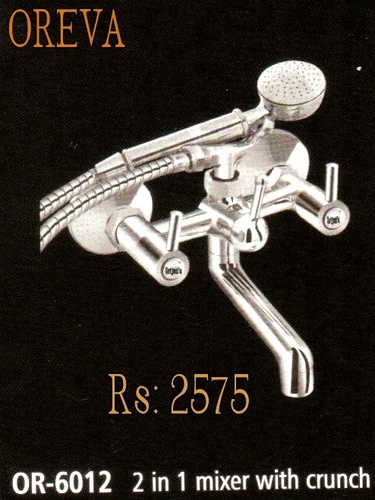 Oreva 2 In 1 Mixer Crunch Installation Type: Wall Mounted