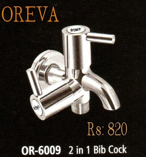 Oreva 2 In 1 Bib Cock Installation Type: Wall Mounted