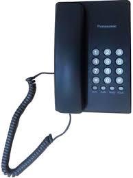 Panasonic Telephone Instrument kx tsc 400 - Plastic Material | Office Application Reliable Basic Telephone Design