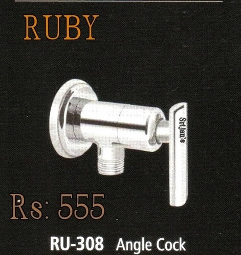 Quarter Turn Ruby Angle Cock