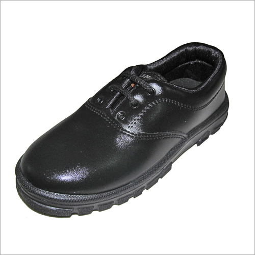 Boys Black School Shoes