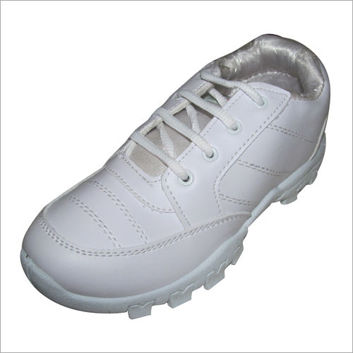 Boys White School Shoes