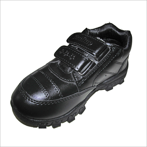 Black Boys Leather Shoes