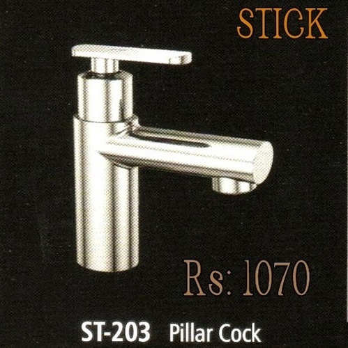 Stick Pillar Cock Installation Type: Wall Mounted