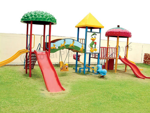 Children Multi Activity Play Station - FRP Material, Unit H-7ft, W-8ft | Engaging Outdoor Playground for Endless Fun