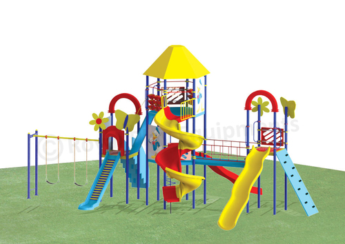 Multi Activity Play Station with swing and Slide for kids