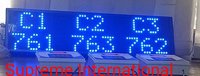 Wireless Token Number Display 3 Window One Display Panel With 3 Keypad Remote