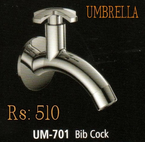 Umbrella Bib Cock Installation Type: Wall Mounted