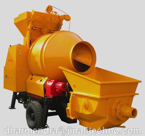 Concrete Pump with Mixer