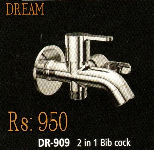 Dream 2 In 1 Bib Cock Installation Type: Wall Mounted