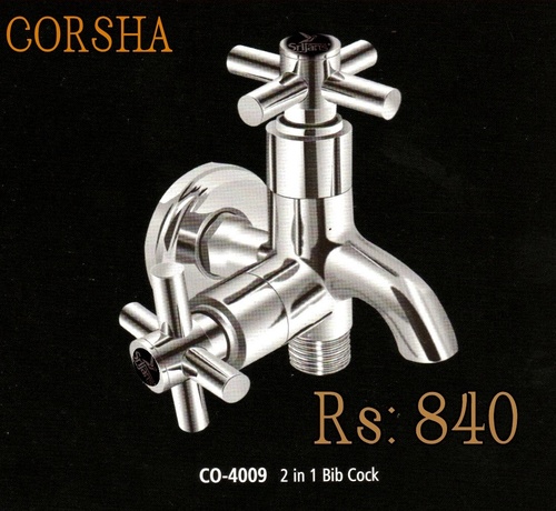 Corsha 2 In 1 Bib Cock Installation Type: Wall Mounted